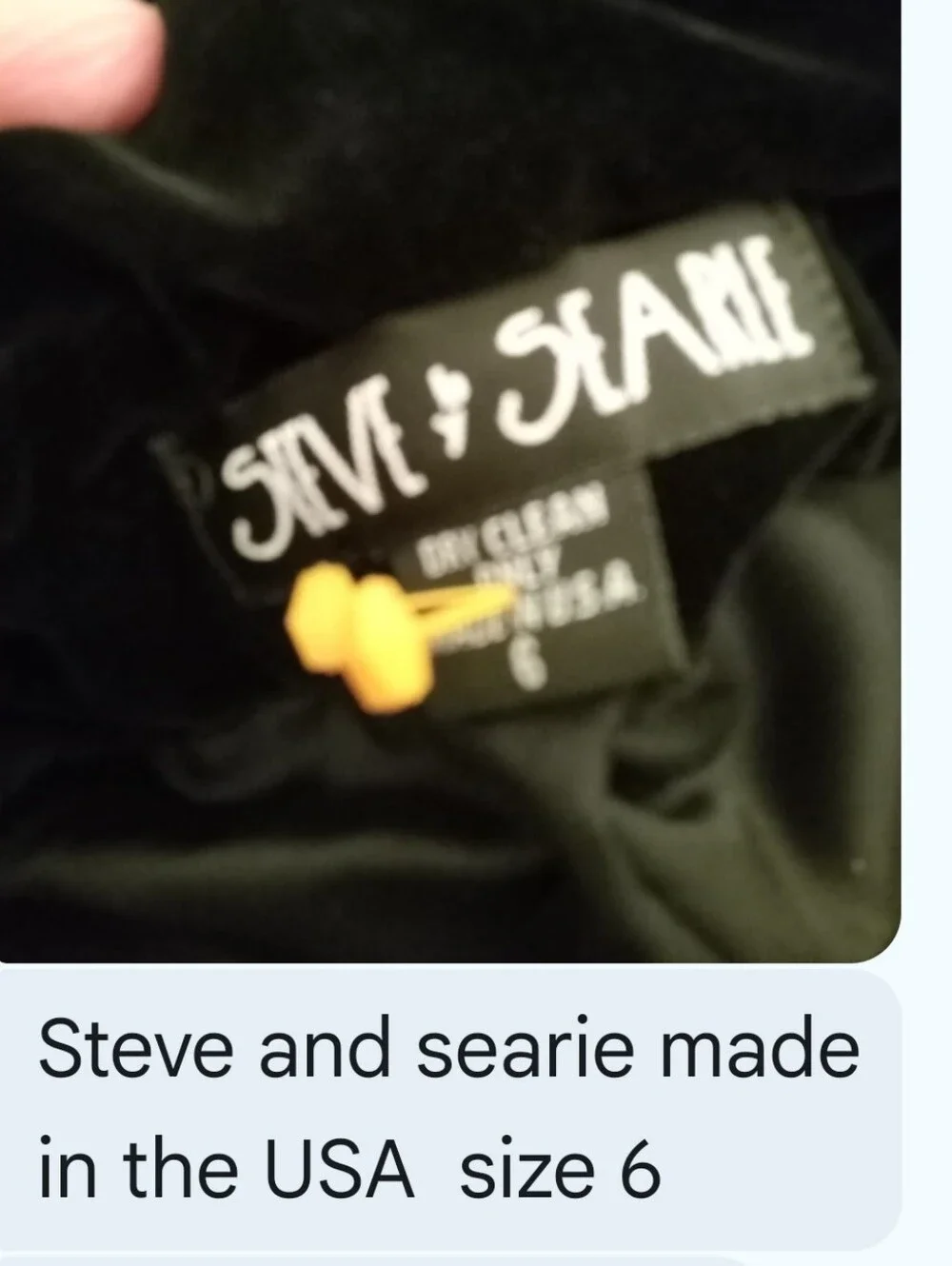 Steve & Searie Wool And Cashmere Blend Size 6